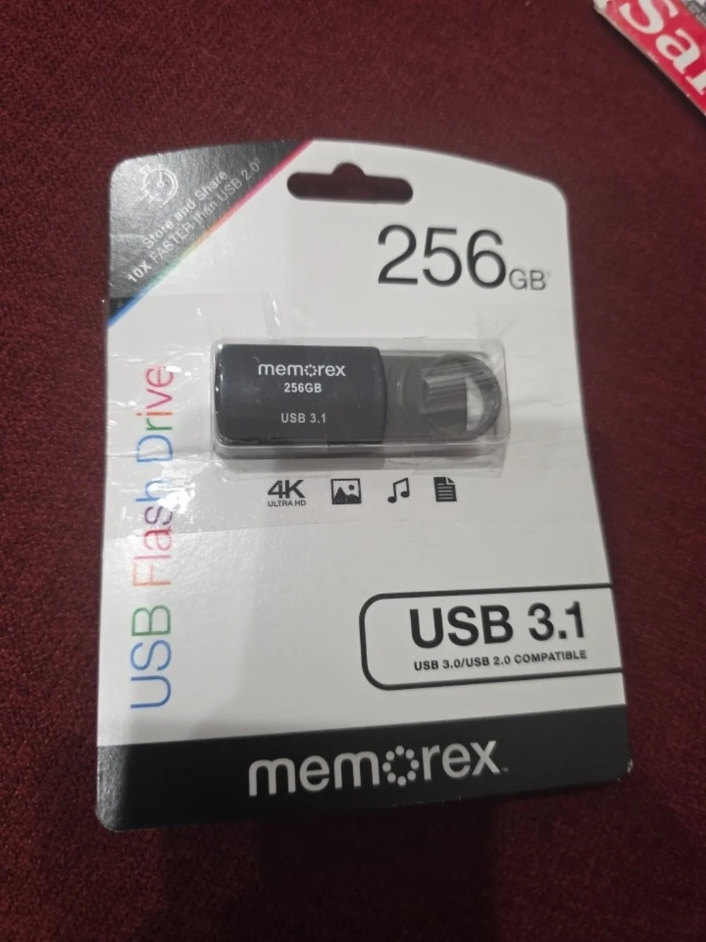 Memorex 256GB USB 3.1 Flash Drive - Black